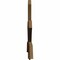 Ekena Millwork Davenport Rough Sawn Timber Gable Bracket, Western Red Cedar, 72"W x 36"H x 2"D x 6"F, 12/12 Pitch GBW072X36X0206DAV00RWR - alternate 2